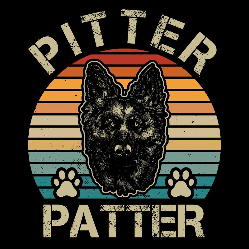 Pitter Muster Deutscher Schäferhund Hundebesitzer