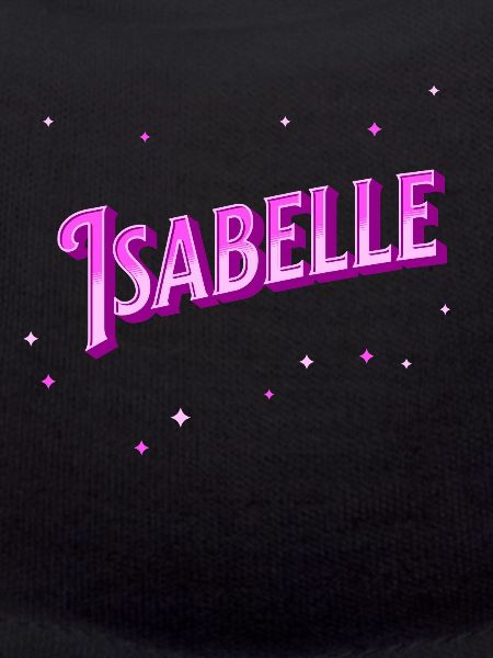 Isabelle's name personalized
