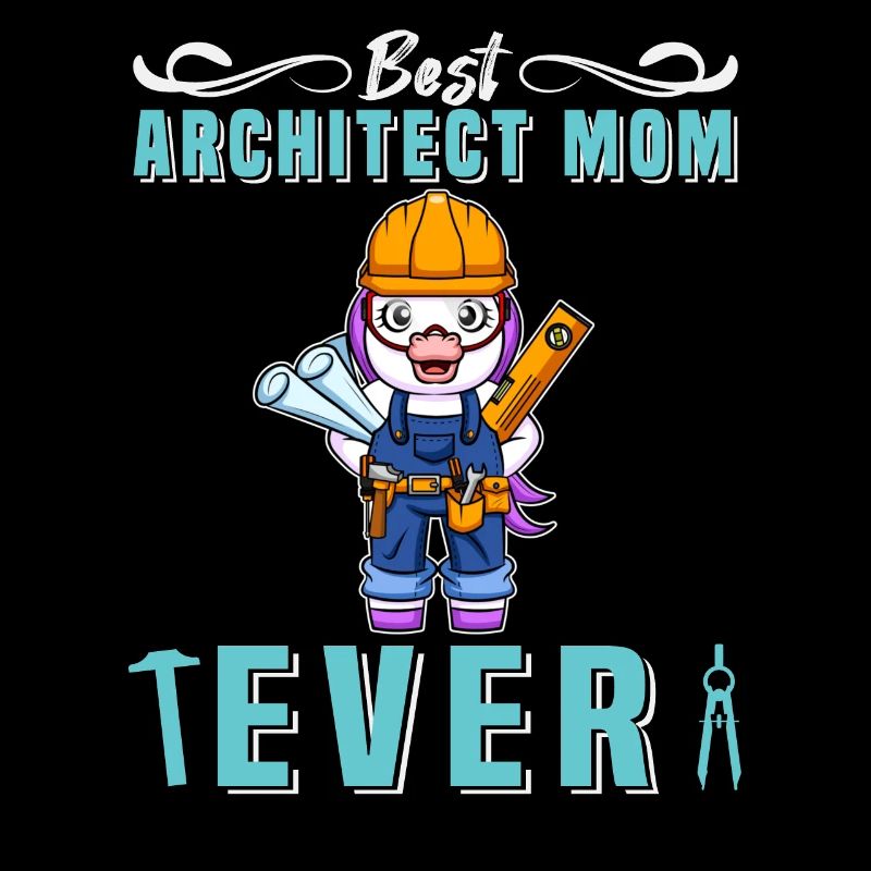 Best Architect Mom Ever Technical Drawing Mother