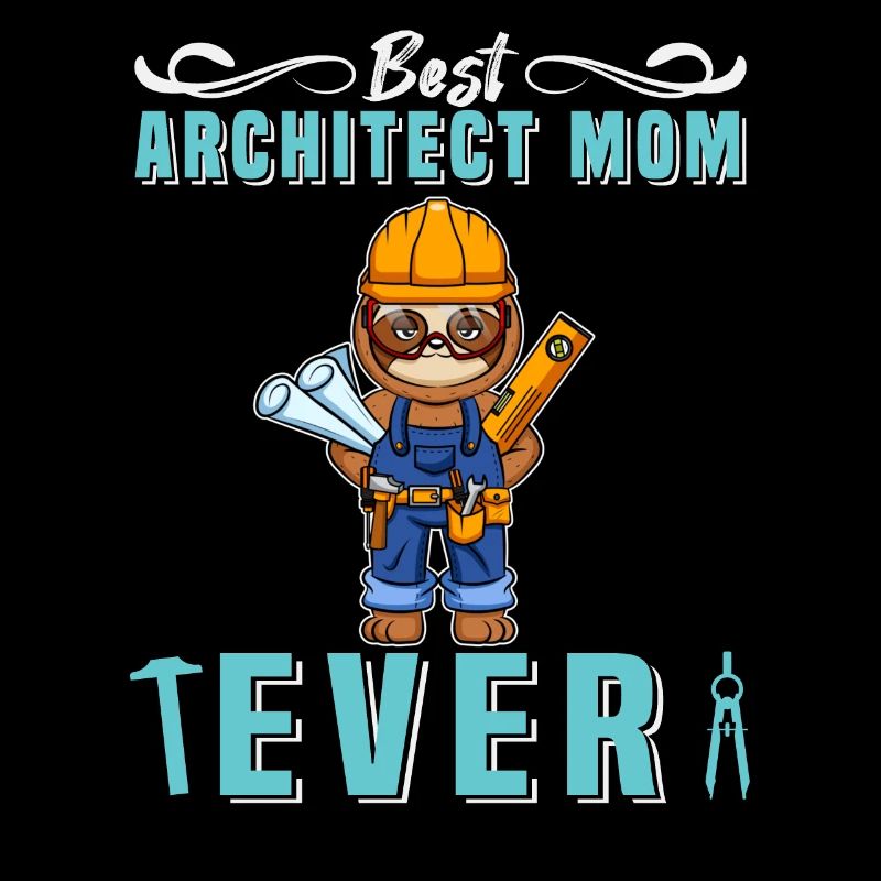 Best Architect Mom Ever Technical Drawing Mother