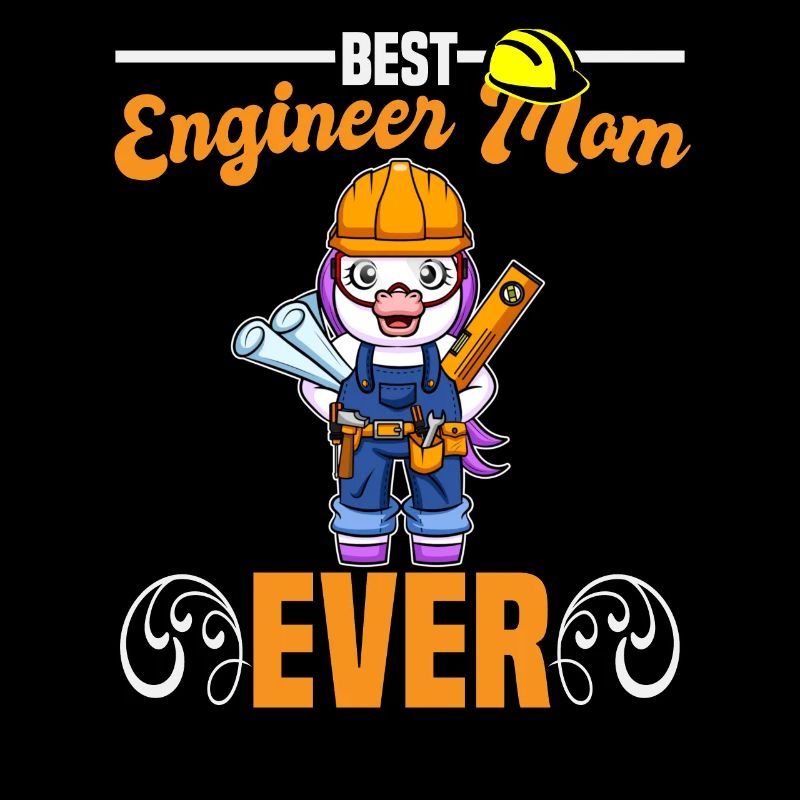 Best Engineer Mom Ever Construction Worker Mommy