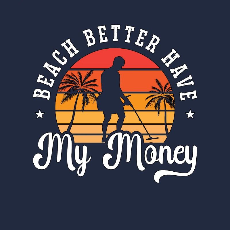 Metal Detecting Beach Better Retro Dig Detectorist