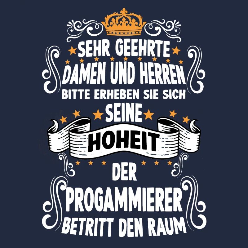 Programmierer T Witzig Spruch Motiv Programmierer