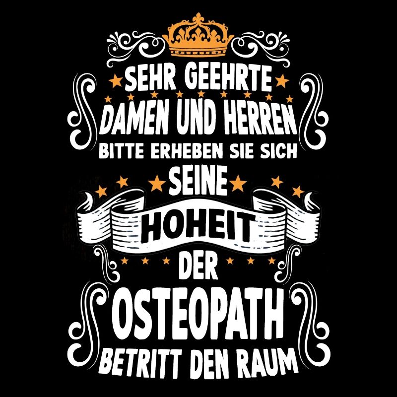 Osteopath T witziges Spruch Motiv Osteopath