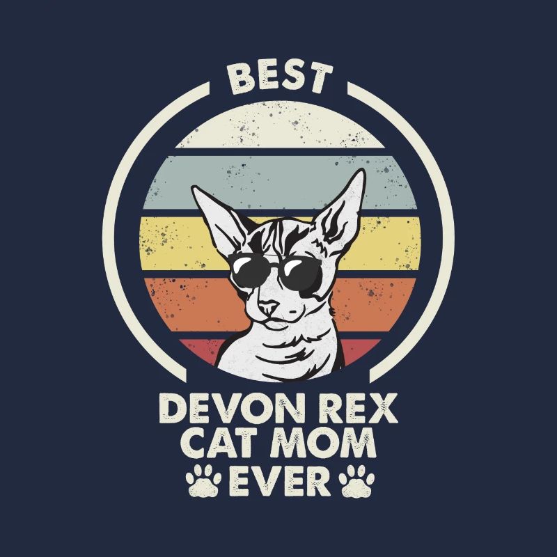 Cat Mom - Devon Rex Cat
