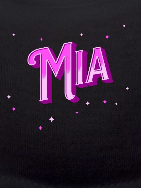 Mia name personalized