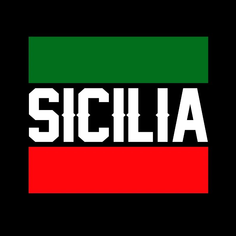 Sicily flag Sicily Palermo Italy