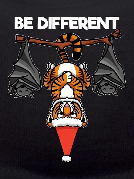 Be Different Tiger Fledermaus Weihnachtsmann
