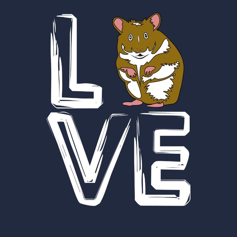 Retro I Love Hamsters