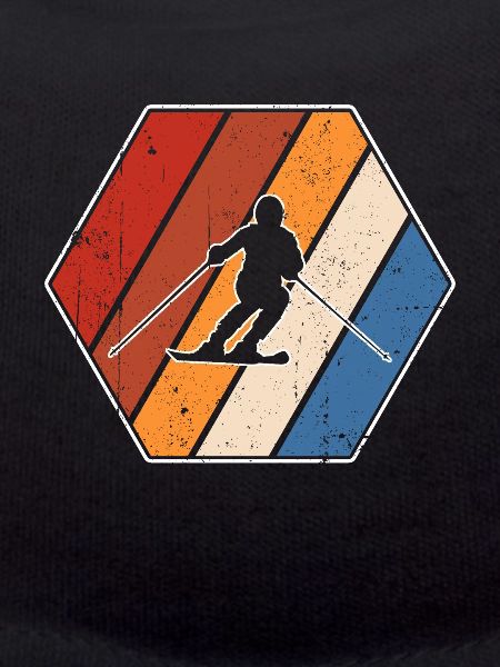Retro skiing