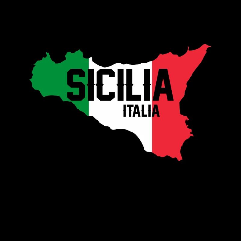 Sicile drapeau Sicile Palerme Italie