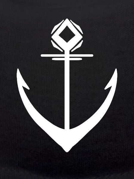 Anchor White Symbol