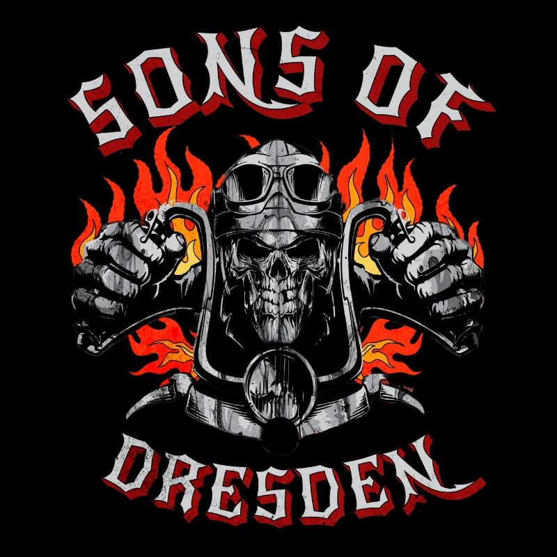 Dresde Biker Geschenk fils de Dresde
