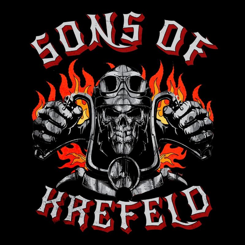 Krefeld Biker Geschenk fils de Krefeld