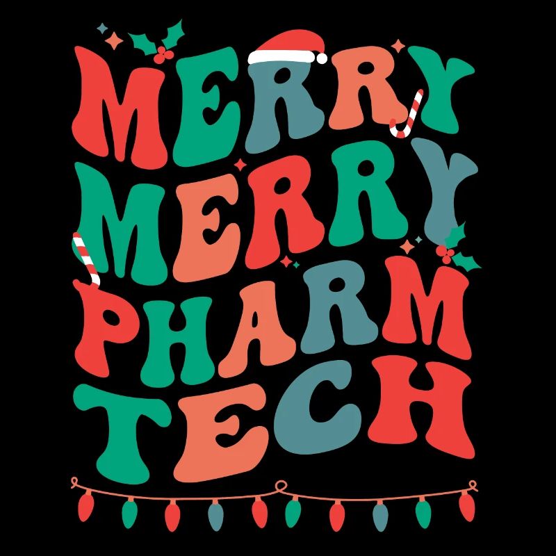 Pharmacy Technologist Christmas Pharmacy Tech Xmas