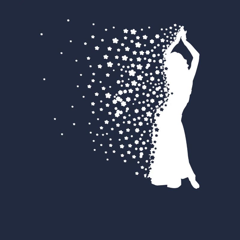 Danseuse du ventre + Fleurs - Danse du ventre