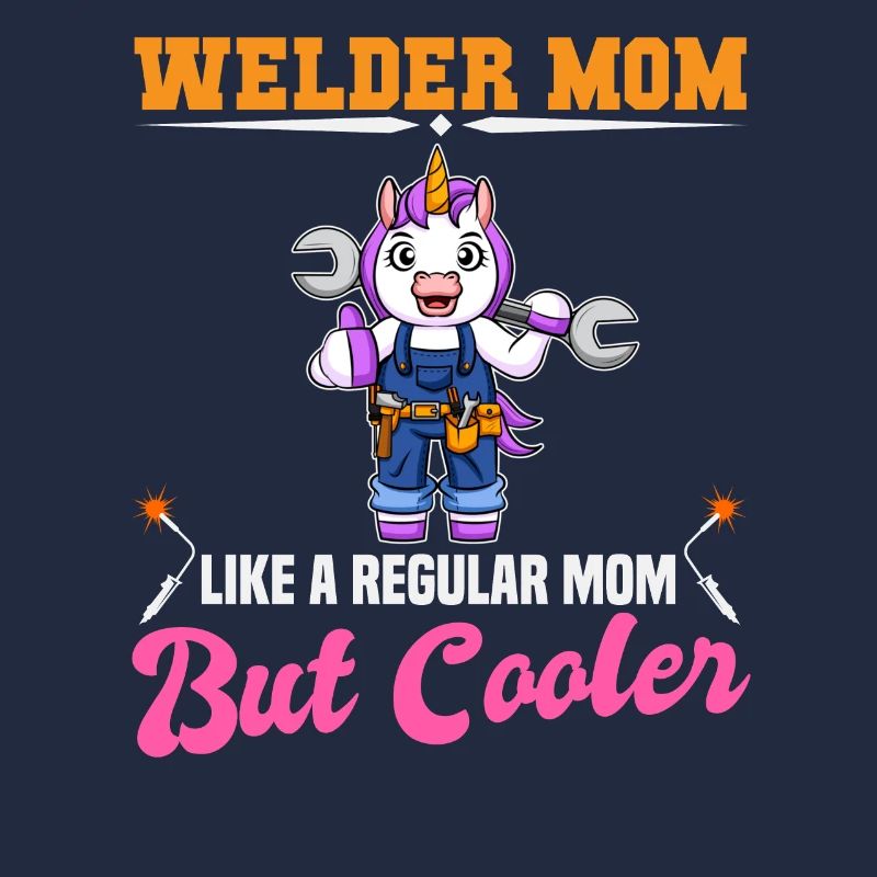 Maman soudeuse comme une maman régulière mais plus cool