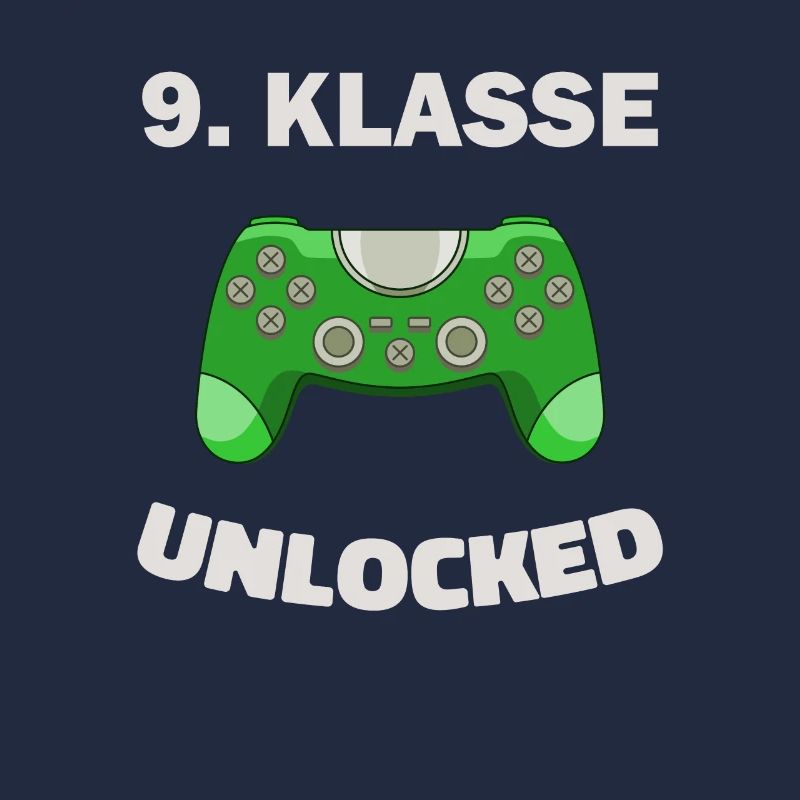 9. Klasse Gamer Deko Zocker Schule Kinder Geschenk