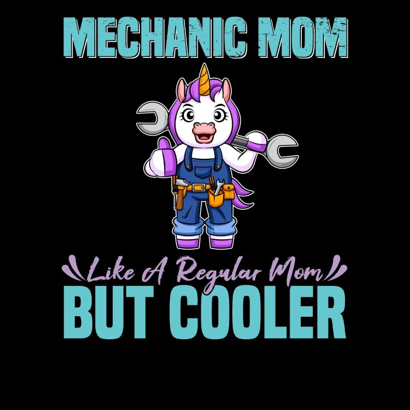Maman mécanicienne comme une maman régulière mais plus cool