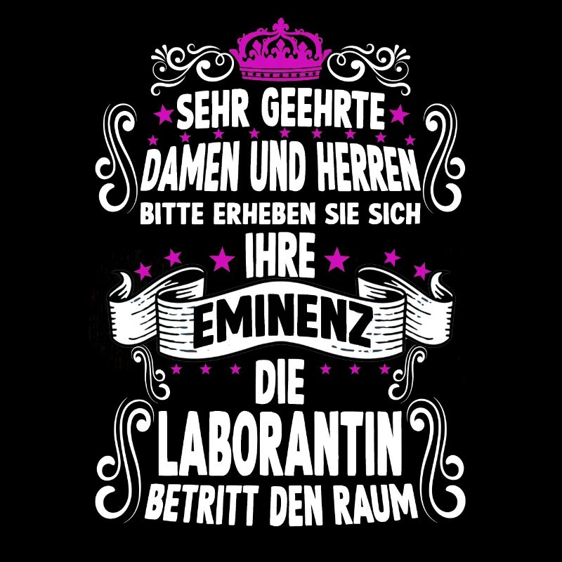 Laborantin T witziges Spruch Motiv Laborantin