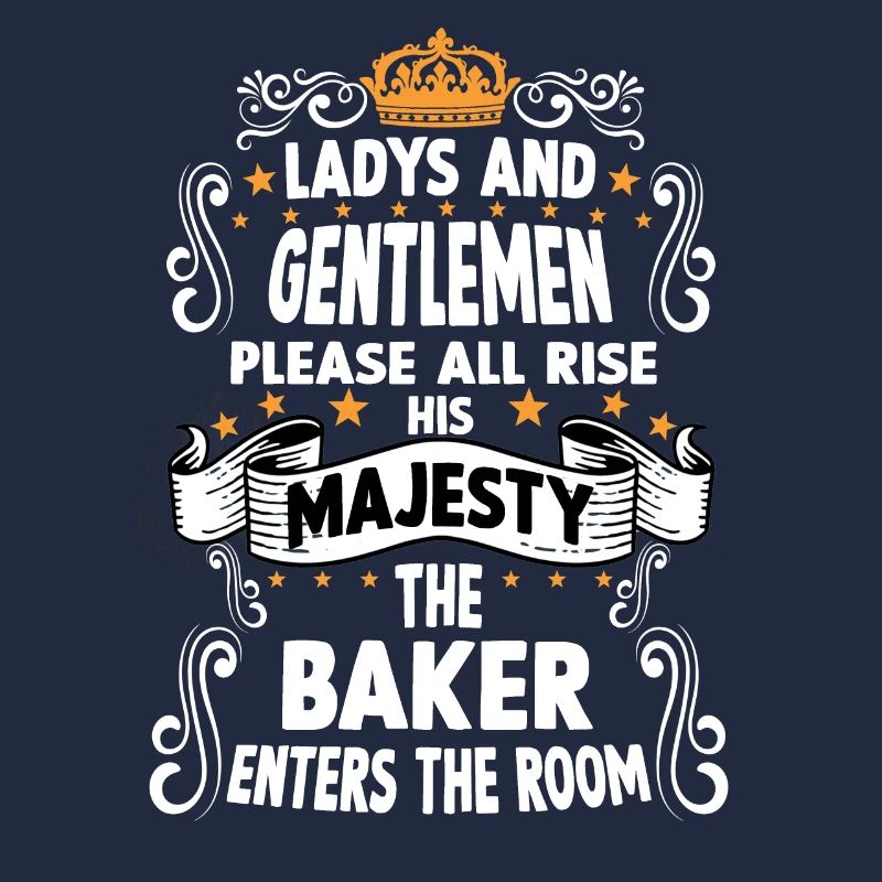 Bäcker T witziges Spruch Motiv Bäcker