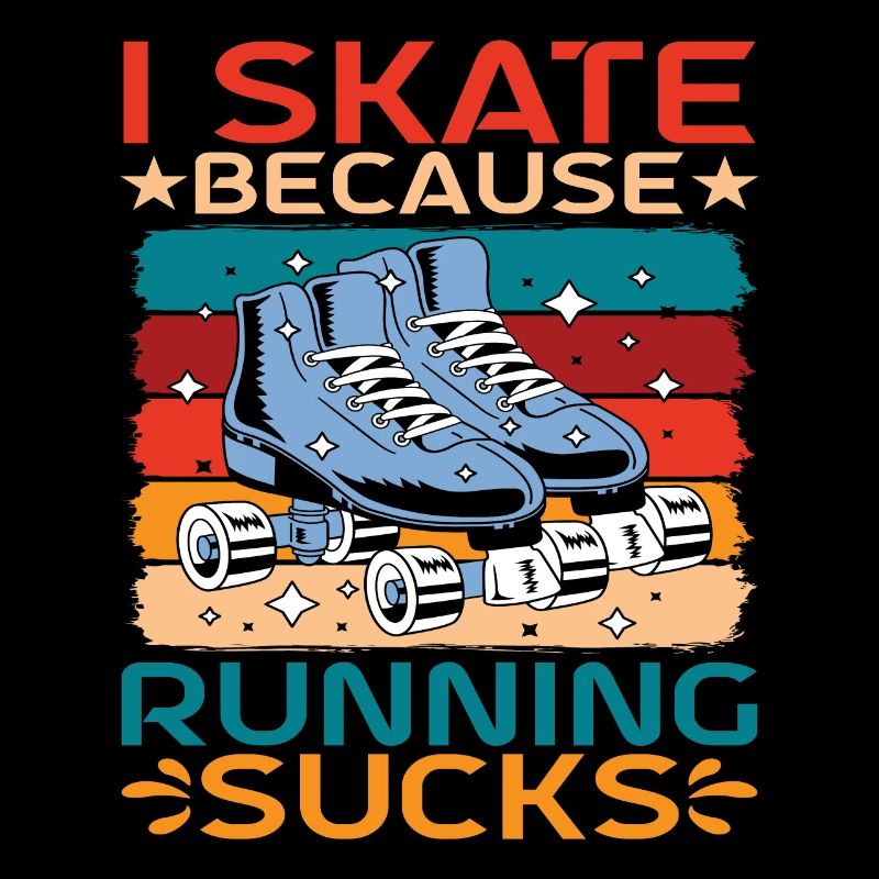 Je patine parce que courir est nul