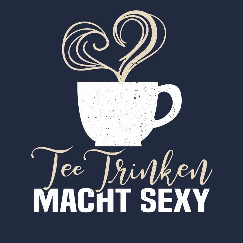 Lustiges gemütlich Bio Tee Trinker Spruch design