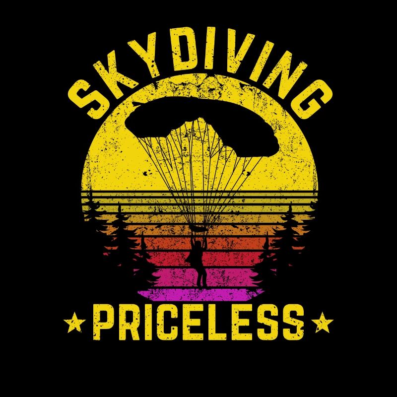 Skydiving Priceless Funny Parachute