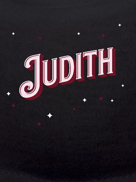 Personalized Judith name