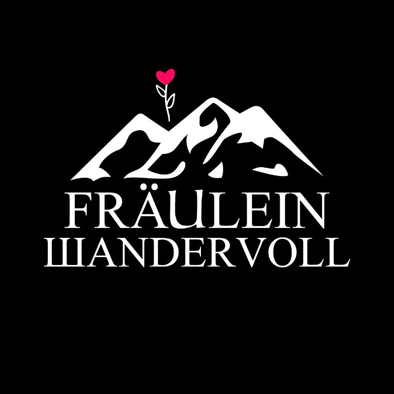Fräulein Wandervoll Wandern Bergsteigen Natur