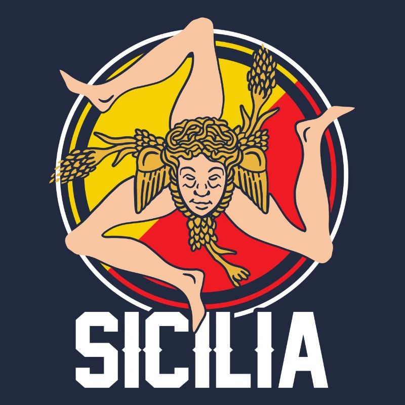 Sicily flag Sicily Palermo Italy