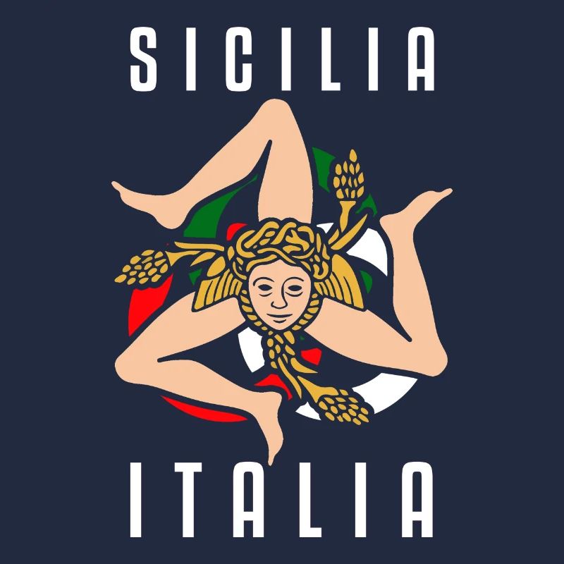 Sicily flag Sicily Palermo Italy