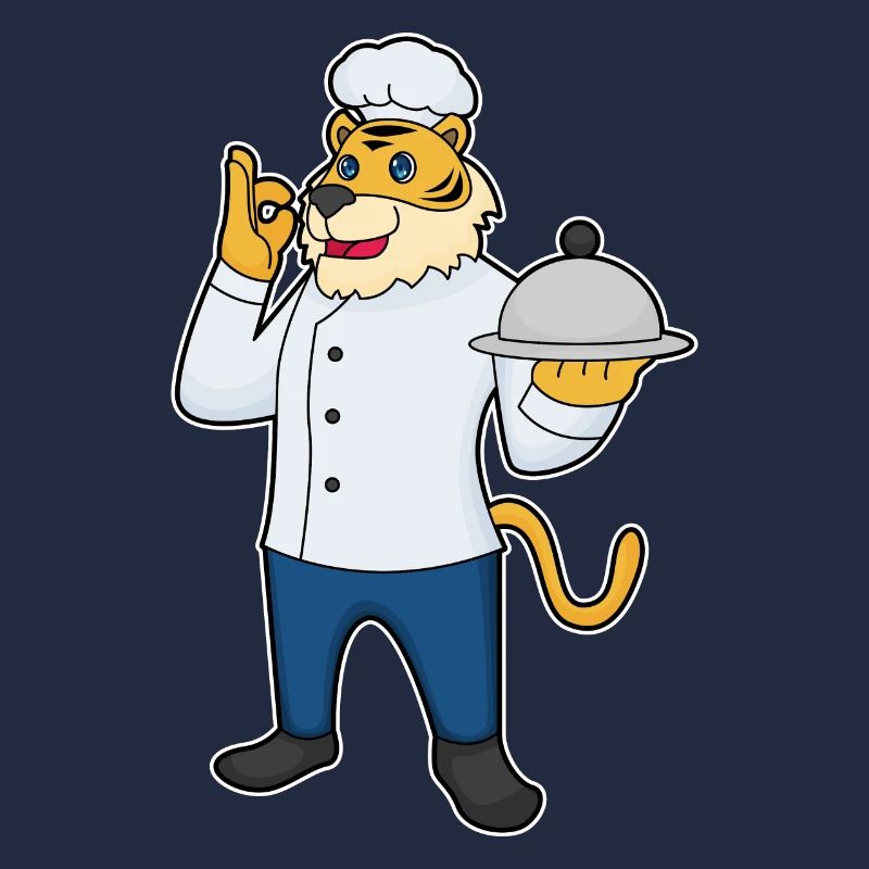 Tiger Cook Serving Bell Cooking