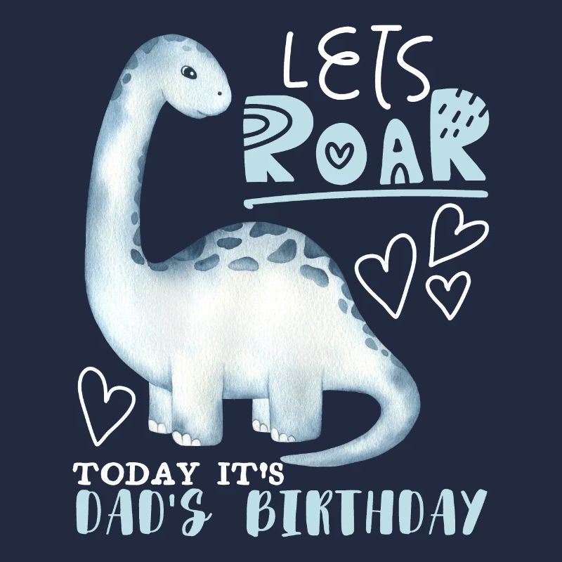 Dinosaurier Papa-Vater, Geburtstag Glückwunsch