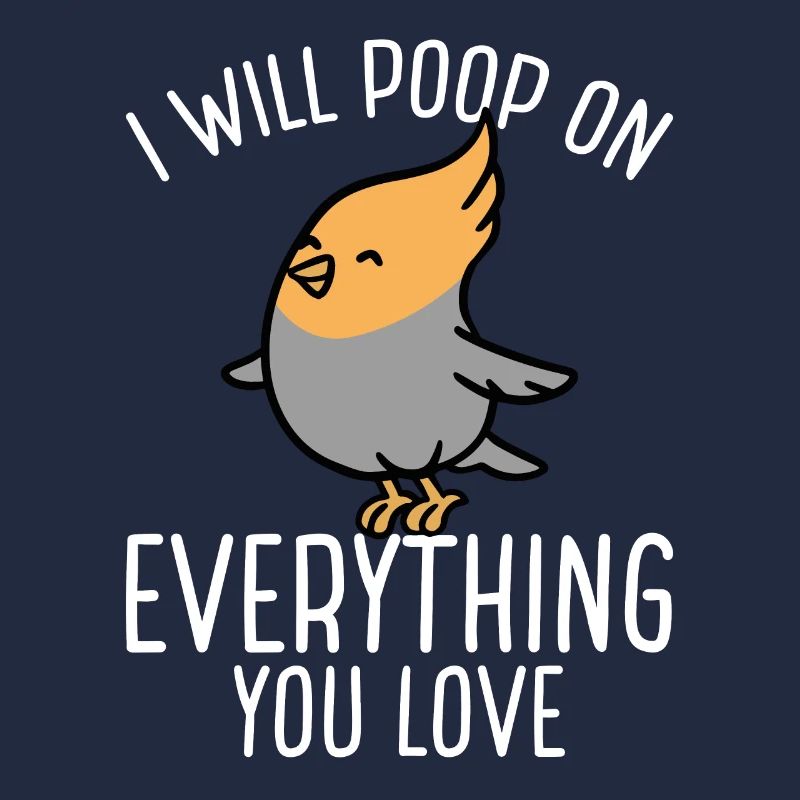 Parrot will poop on everything