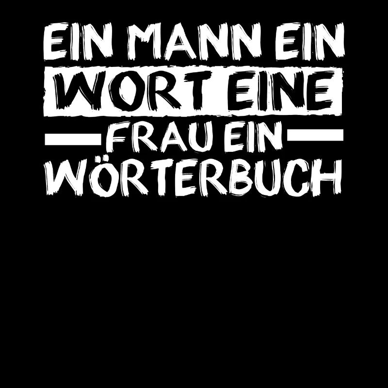 Ein Mann Ein Wort Eine Frau Ein Wörterbuch