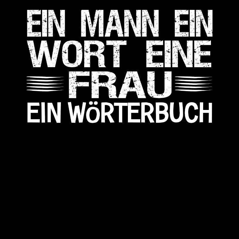 Ein Mann Ein Wort Eine Frau Ein Wörterbuch