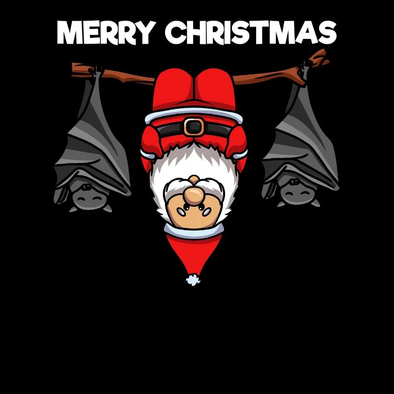 Joyeux Noël Noël avec des chauves-souris