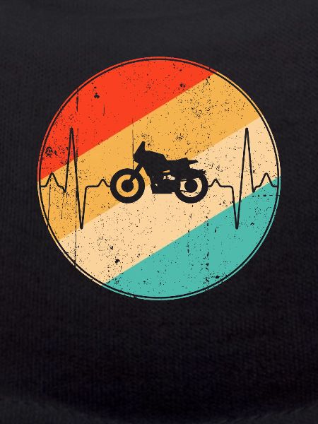 Motorcycle Retro Heartbeat