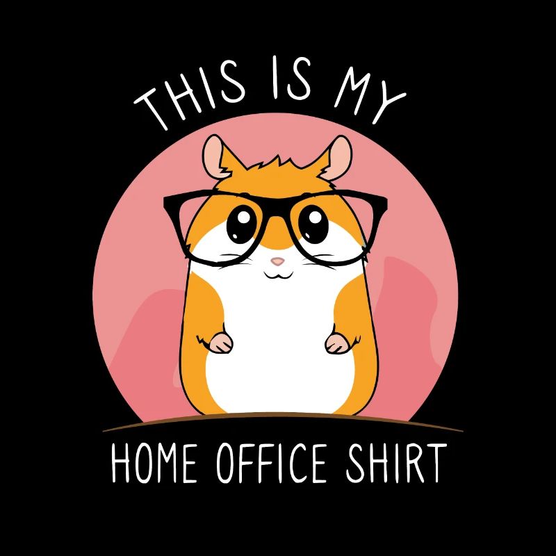 Das ist mein Home-Office Hamster