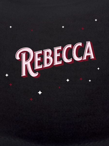 Rebecca's name personalized