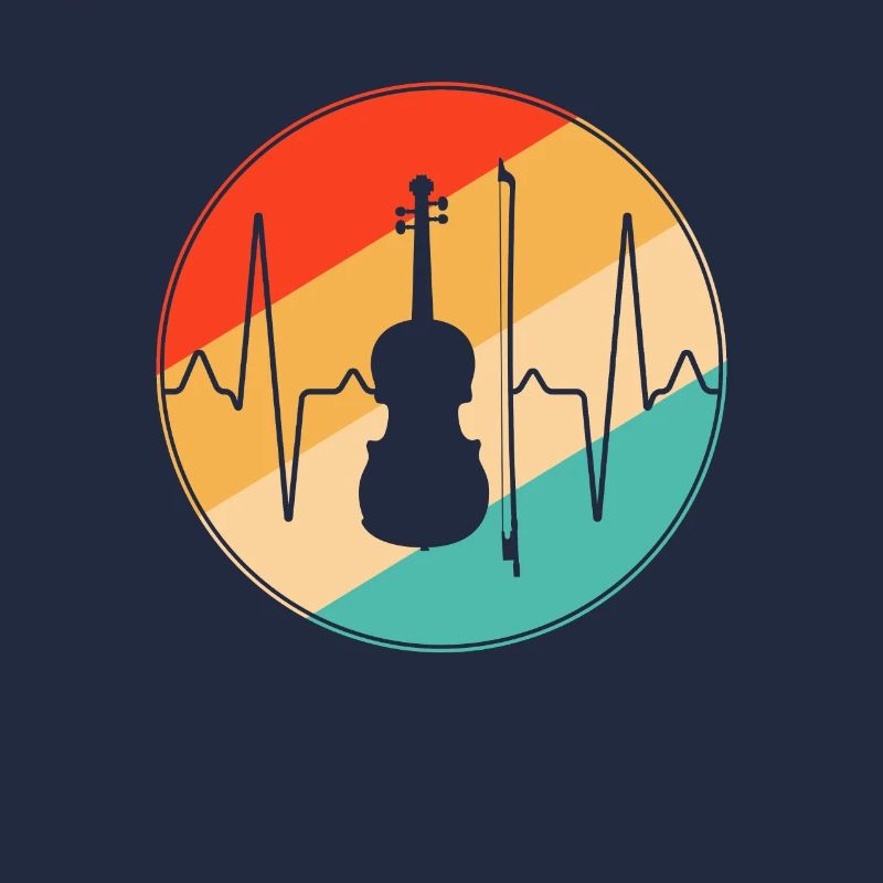 Violon Retro Heartbeat