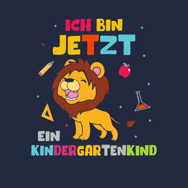 Ich bin jetzt ein Kindergartenkind Löwe