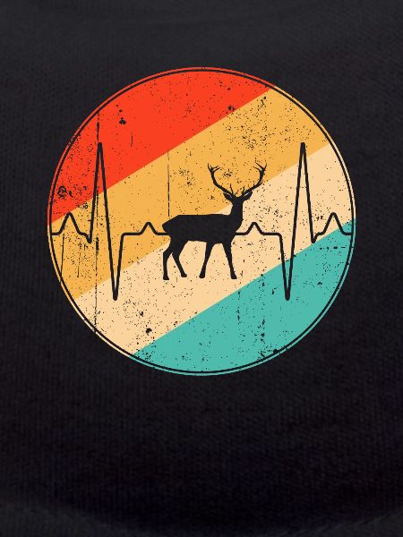 Deer Retro Heartbeat
