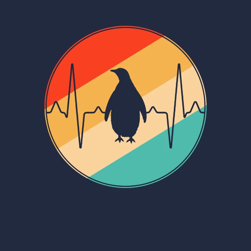 Penguin Retro Heartbeat
