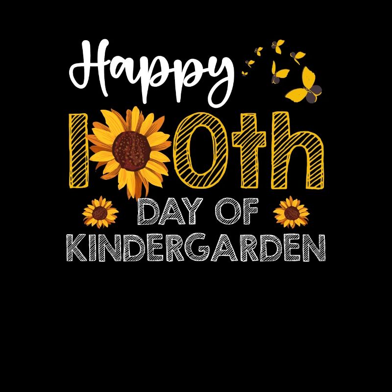 Joyeux 100e jour de maternelle enfant de maternelle