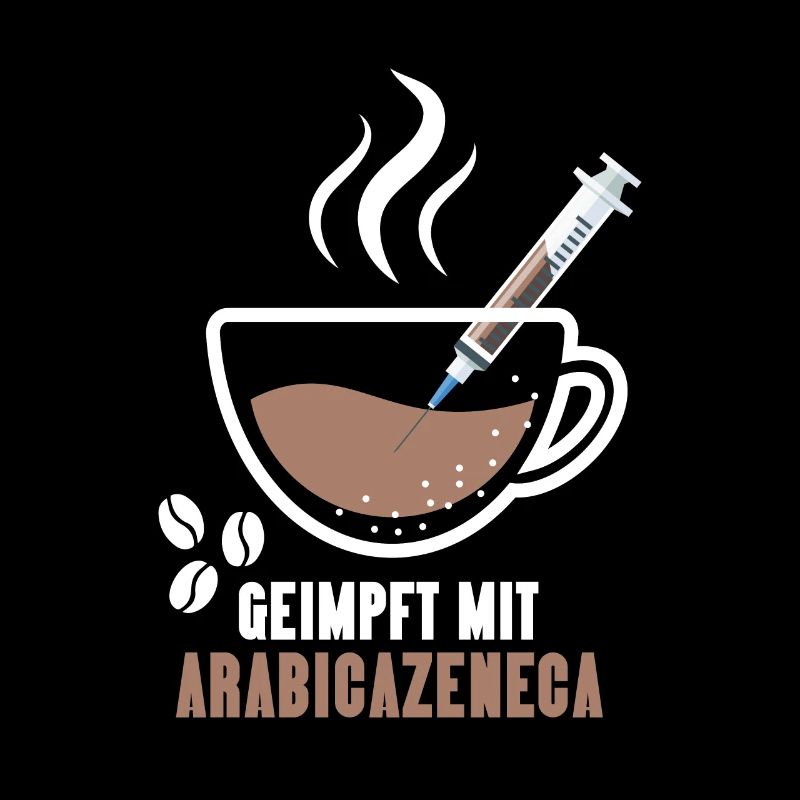 Geimpft Mit Arabicazenega Kaffee