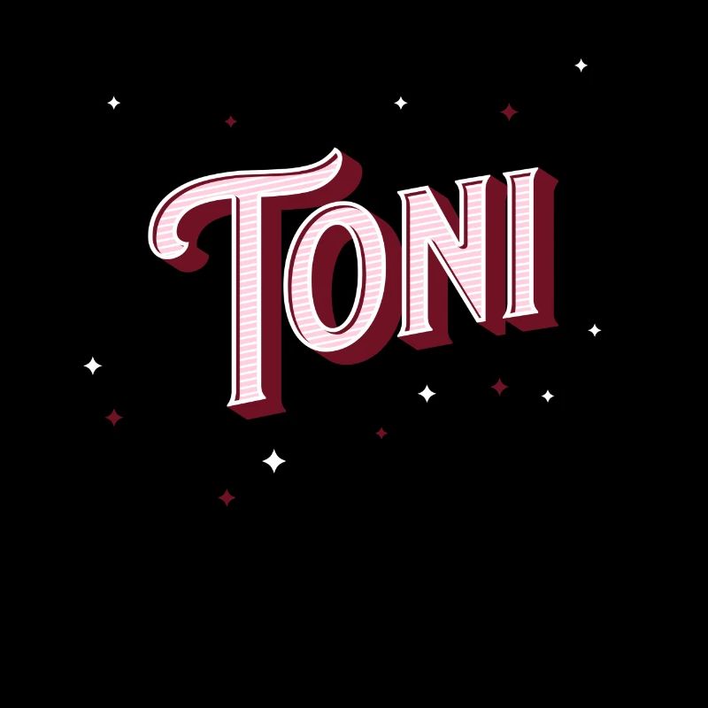 Toni's name personalized