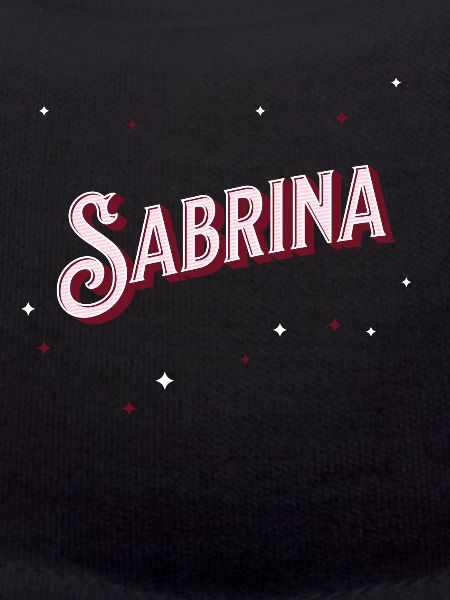 Sabrina's name personalized