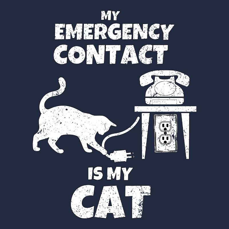 Forever Alone Introvert Cat Owner Emergency Call